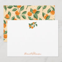 Oranges Vintage Été Bohème Nature Personnalisé