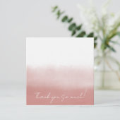 Carte De Remerciements Orchid Watercolor (Debout devant)