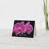 Carte de remerciements -- Orchidées (Devant)