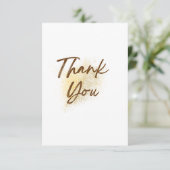 Carte de remerciements ordinaire (Debout devant)