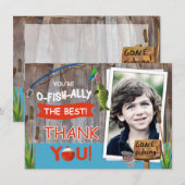 Carte de remerciements orienté d'Outdoorsman de (Devant / Derrière)