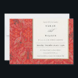 Carte De Remerciements Ornate Red Classy Floral Peacock Wedding Invitatio<br><div class="desc">Si vous avez besoin d'une personnalisation supplémentaire,  n'hésitez pas à m'envoyer un message sur yellowfebstudio@gmail.com .</div>