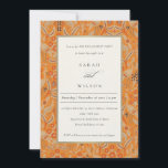 Carte De Remerciements Ornate rouille Rouge Floral Peacock Fiançailles In<br><div class="desc">Si vous avez besoin d'une plus grande personnalisation,  n'hésitez pas à m'envoyer un message sur yellowfebstudio@gmail.com .</div>
