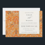 Carte De Remerciements Ornate rouille Rouge Floral Peacock Vow Renouvelle<br><div class="desc">Si vous avez besoin d'une plus grande personnalisation,  n'hésitez pas à m'envoyer un message sur yellowfebstudio@gmail.com .</div>
