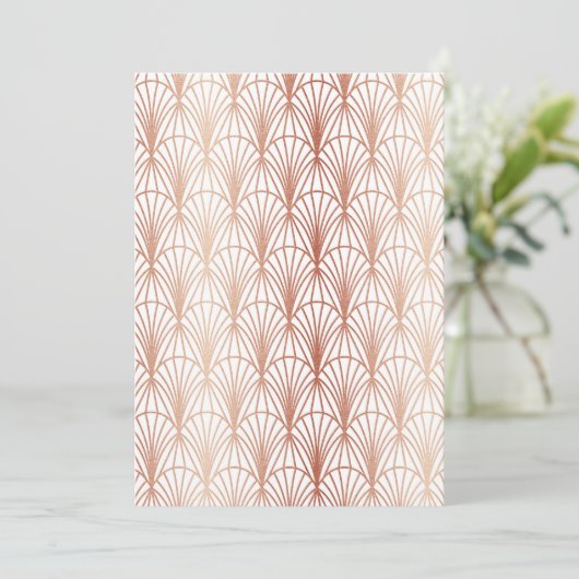 Carte De Remerciements Ornements de luxe 13 (Debout devant)