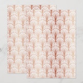 Carte De Remerciements Ornements de luxe 13 (Devant / Derrière)