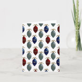 Carte De Remerciements Ornements vintages Rétro Vides (Devant)