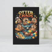 Carte De Remerciements Otter Chaos (Debout devant)