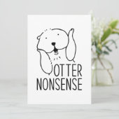 Carte De Remerciements Otter Nonsense (Debout devant)
