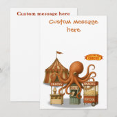 Carte De Remerciements Otto’s circus snack shack (Devant / Derrière)