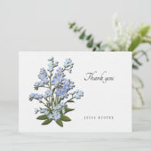 Carte De Remerciements Oubliez-moi, pas de papier à lettres (Debout devant)