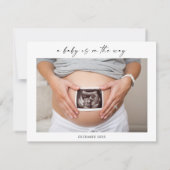 Carte De Remerciements Our Ray of Sunshine Baby Announcement Card (Dos)