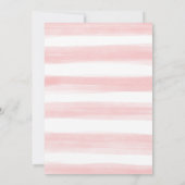 Carte De Remerciements Ours en peluche chic Ballons floraux roses Fille d (Dos)