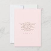 Carte De Remerciements Ours en peluche Remerciement pour Baby Shower Cute (Dos)