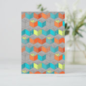 Carte De Remerciements Ouvert (Debout devant)