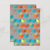 Carte De Remerciements Ouvert (Devant / Derrière)