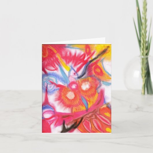 Carte De Remerciements "Owl Magic" (Devant)