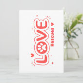 Carte De Remerciements OWRAssit Love Rescues (Debout devant)