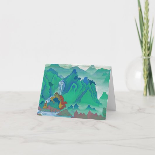 Carte De Remerciements Padma Sambhava par Nicholas Roerich (Devant)