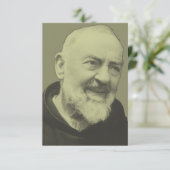 Carte De Remerciements Padre Pio de Pietrelcina (Debout devant)