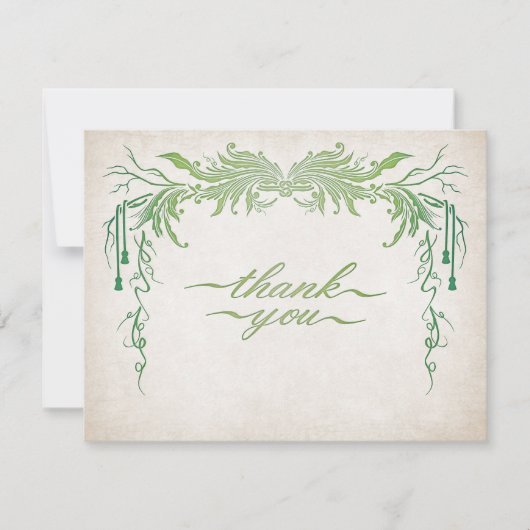 Carte De Remerciements Pagan Handfasting Mariage (Devant)