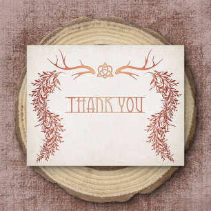 Carte De Remerciements Pagan Handfasting Mariage