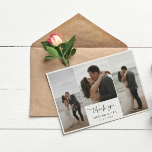 Carte De Remerciements Page blanche Page précédente 3 Photo Collage Maria