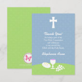 Carte De Remerciements Pain de communion de vie (Devant / Derrière)