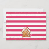 Carte De Remerciements Pain d'épice rose Cookie Décoration Anniversaire P (Dos)