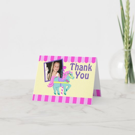 Carte De Remerciements Painted Pony Thank You (Devant)