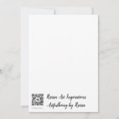 Carte De Remerciements Paix de la plage (Dos)