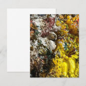 Carte De Remerciements Palette de l'artiste #1 (Devant / Derrière)