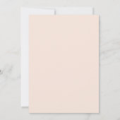 Carte De Remerciements Pampas de fleurs blanches Grass Enregistrer la dat (Dos)