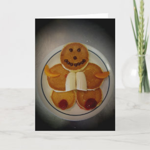 carte de remerciements "Pancake Man"