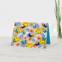 Pansies Et Papillons