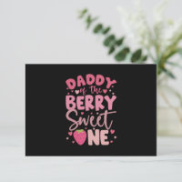 Papa de la douce fraise Berry Joyeux Anniversaire