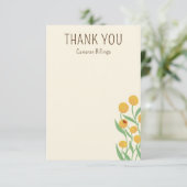 Carte De Remerciements Papeterie de remerciement Merveille Naturelle (Debout devant)