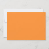 Carte De Remerciements Papeterie personnalisée aquarelle orange Citrus (Dos)