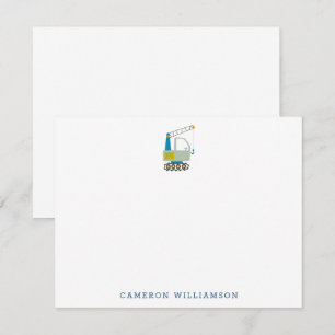 Carte De Remerciements Papeterie personnalisée avec chariot élévateur ble