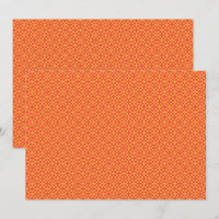 Papier à envelopper avec un motif orange, re