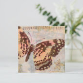 Carte de remerciements papillon (Debout devant)