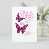 Carte De Remerciements Papillon (Debout devant)