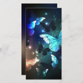 Carte De Remerciements Papillon de nuit (Devant / Derrière)