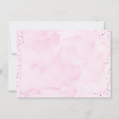 Carte De Remerciements Papillon rose violet Anniversaire (Dos)