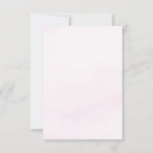 Carte De Remerciements Papillon rose violet or fille fête d'anniversaire (Dos)