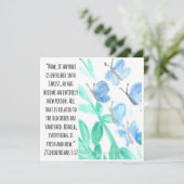 Carte De Remerciements Papillons dansants (Debout devant)