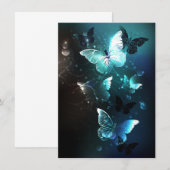 Carte De Remerciements Papillons de nuit (Devant / Derrière)