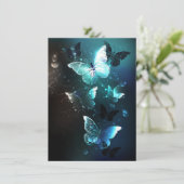 Carte De Remerciements Papillons de nuit (Debout devant)