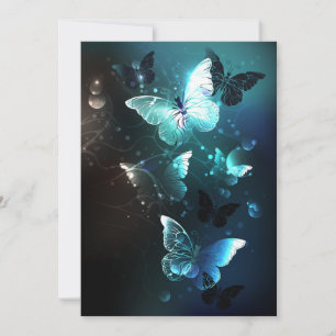 Carte De Remerciements Papillons de nuit