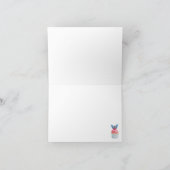 Carte De Remerciements Papillons et Cupcakes (Intérieur)